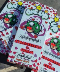 Een Up-Aardbeien en Room, Champignons Bars